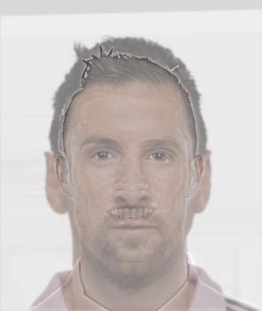 hybrid image of ronaldo and messi