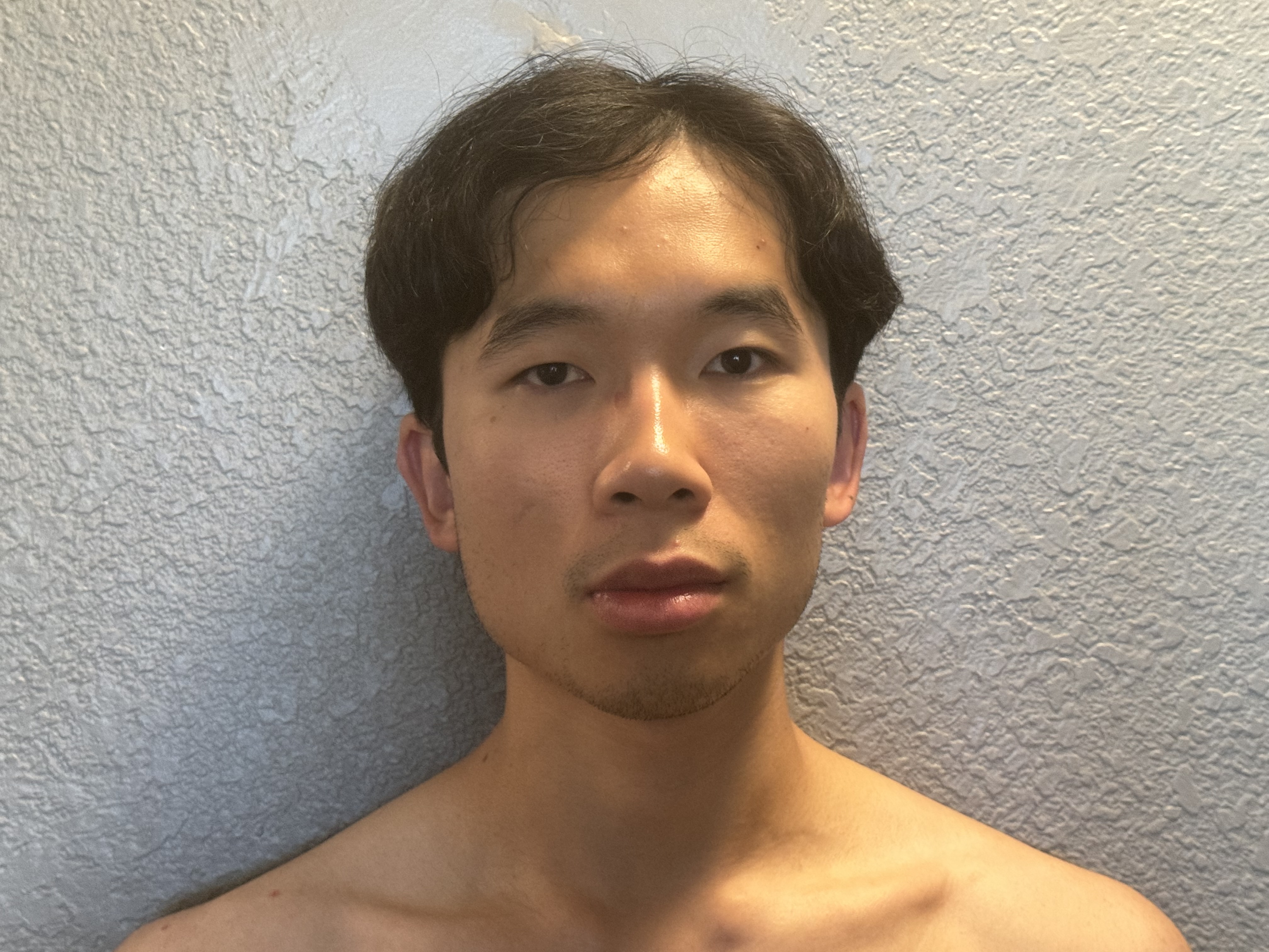 portrait of Quang Nguyen with corresponding keypoints with danes dataset