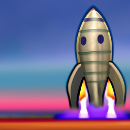 a rocket ship